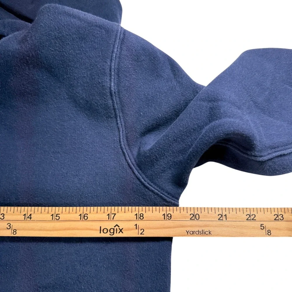 Ralph Lauren Pink Pony Hoodie Navy Blue Kids Girls Large‎ 14-16 Fleece Pullover